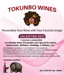 Back Label-Valentine Red-with wine